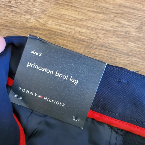 NEW Tommy Hilfiger Princeton Boot Leg Size 2 Trousers - Picture 5 of 6